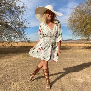 White Birch Smocked Dreamy Soft Dress